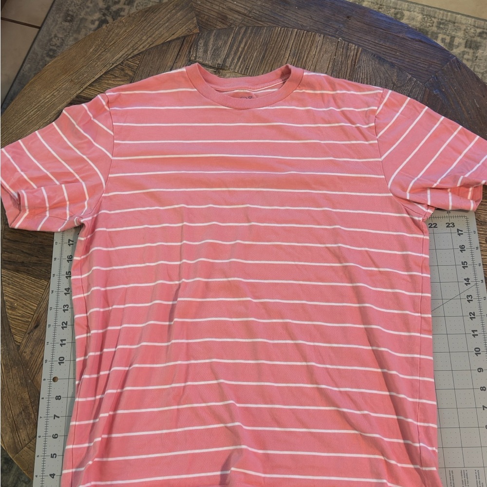 Vineyard Vines Coral Striped Tee